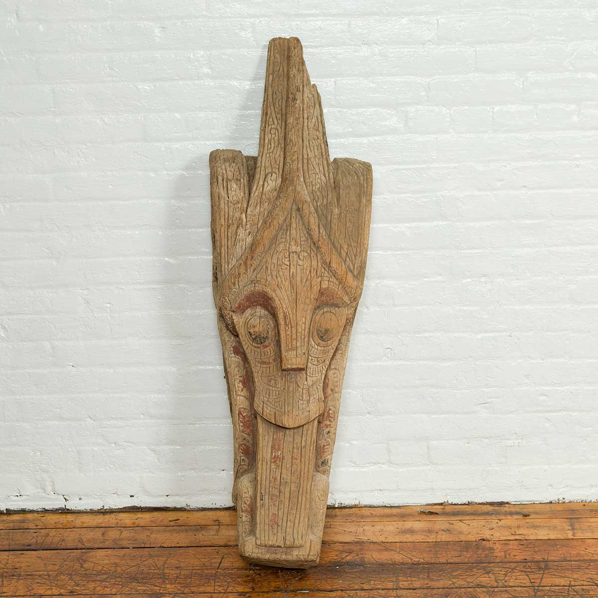 Large Hand Carved Singa Singa Tribal Carving from the Batak People, Sumatra-2. Asian & Chinese Furniture, Art, Antiques, Vintage Home Décor for sale at FEA Home