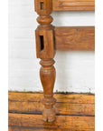 Carved Vintage Indonesian Headboard with Scrolling Foliage and Petite Balusters-7. Asian & Chinese Furniture, Art, Antiques, Vintage Home Décor for sale at FEA Home