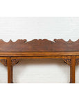 Antique Indonesian Carved Teak Architectural Panel with Floral and Foliage Decor-13. Asian & Chinese Furniture, Art, Antiques, Vintage Home Décor for sale at FEA Home
