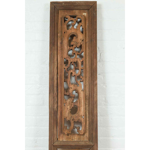 Chinese 19th Century Carved Wooden Architectural Panel with Clouds and Lion-YN6900-13. Asian & Chinese Furniture, Art, Antiques, Vintage Home Décor for sale at FEA Home