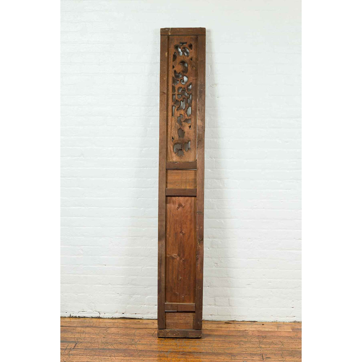 Chinese 19th Century Carved Wooden Architectural Panel with Clouds and Lion-4. Asian &amp; Chinese Furniture, Art, Antiques, Vintage Home Décor for sale at FEA Home