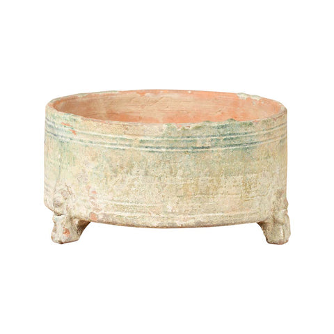 Chinese Han Dynasty Incense Burner circa 202 BC-200 AD, Raised on Petite Feet-YN6914-1. Asian & Chinese Furniture, Art, Antiques, Vintage Home Décor for sale at FEA Home