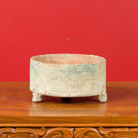 Chinese Han Dynasty Incense Burner circa 202 BC-200 AD, Raised on Petite Feet-6. Asian & Chinese Furniture, Art, Antiques, Vintage Home Décor for sale at FEA Home