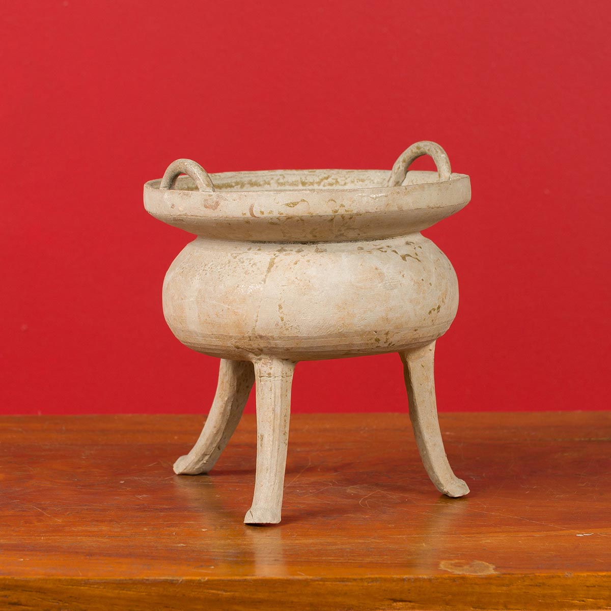 Chinese Han Dynasty Period Incense Burner circa 202 BC-200 AD with Tripod Base-2. Asian & Chinese Furniture, Art, Antiques, Vintage Home Décor for sale at FEA Home