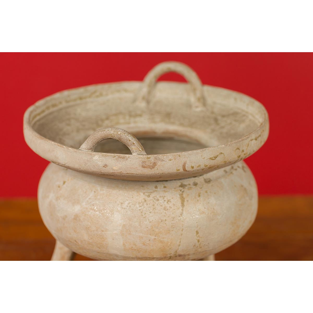 Chinese Han Dynasty Period Incense Burner circa 202 BC-200 AD with Tripod Base-3. Asian &amp; Chinese Furniture, Art, Antiques, Vintage Home Décor for sale at FEA Home