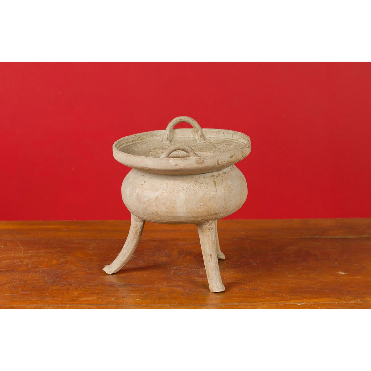 Chinese Han Dynasty Period Incense Burner circa 202 BC-200 AD with Tripod Base-6. Asian &amp; Chinese Furniture, Art, Antiques, Vintage Home Décor for sale at FEA Home