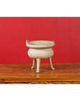 Chinese Han Dynasty Period Incense Burner circa 202 BC-200 AD with Tripod Base-8. Asian & Chinese Furniture, Art, Antiques, Vintage Home Décor for sale at FEA Home
