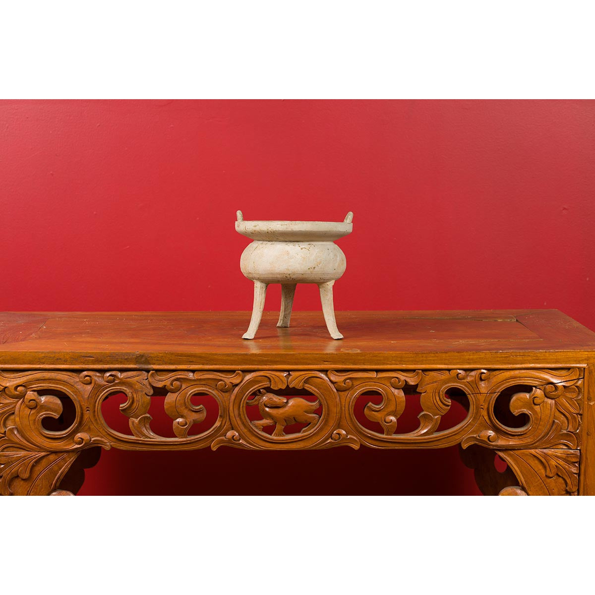 Chinese Han Dynasty Period Incense Burner circa 202 BC-200 AD with Tripod Base-11. Asian &amp; Chinese Furniture, Art, Antiques, Vintage Home Décor for sale at FEA Home