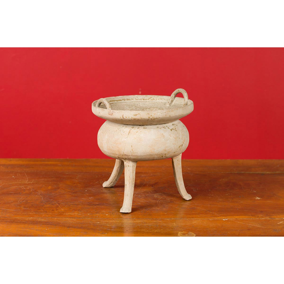 Chinese Han Dynasty Period Incense Burner circa 202 BC-200 AD with Tripod Base-5. Asian &amp; Chinese Furniture, Art, Antiques, Vintage Home Décor for sale at FEA Home