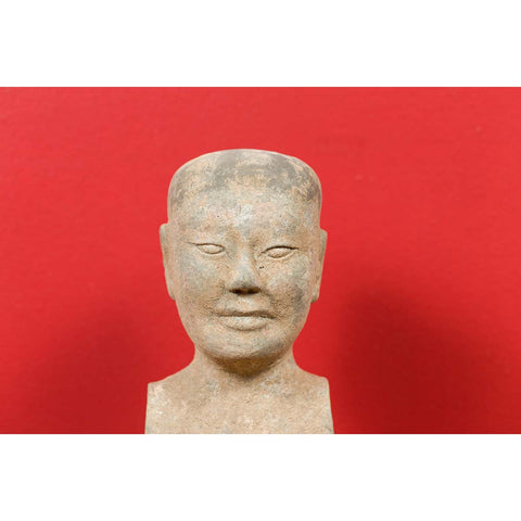 Western Han Dynasty 206 BC-24 AD Chinese Figuring with Original Polychromy-YN6937-4. Asian & Chinese Furniture, Art, Antiques, Vintage Home Décor for sale at FEA Home