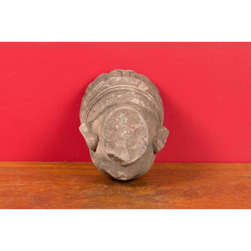 Chinese Qing Dynasty Period 19th Century Carved Head Sculpture of an Official-YN6944-9. Asian & Chinese Furniture, Art, Antiques, Vintage Home Décor for sale at FEA Home
