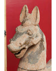 Large Chinese Han Dynasty Period Terracotta Horse, circa 202 BC-200 AD-8. Asian & Chinese Furniture, Art, Antiques, Vintage Home Décor for sale at FEA Home