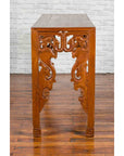 Chinese Early 20th Century Console with Cloud-Carved Apron and Scrolling Feet-13. Asian & Chinese Furniture, Art, Antiques, Vintage Home Décor for sale at FEA Home