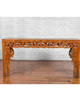 Chinese Early 20th Century Console with Cloud-Carved Apron and Scrolling Feet-14. Asian & Chinese Furniture, Art, Antiques, Vintage Home Décor for sale at FEA Home
