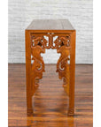 Chinese Early 20th Century Console with Cloud-Carved Apron and Scrolling Feet-17. Asian & Chinese Furniture, Art, Antiques, Vintage Home Décor for sale at FEA Home