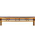 Chinese Late Qing Dynasty Low Table with Pierced Apron and Pillar Strut Motifs-1. Asian & Chinese Furniture, Art, Antiques, Vintage Home Décor for sale at FEA Home