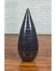 Thai Chiang Mai Contemporary Black and White Vase from the Prem Collection-9. Asian & Chinese Furniture, Art, Antiques, Vintage Home Décor for sale at FEA Home