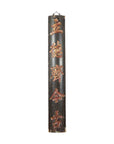 Chinese 19th Century Black Vertical Sign with Gold and Red Calligraphy-1. Asian & Chinese Furniture, Art, Antiques, Vintage Home Décor for sale at FEA Home