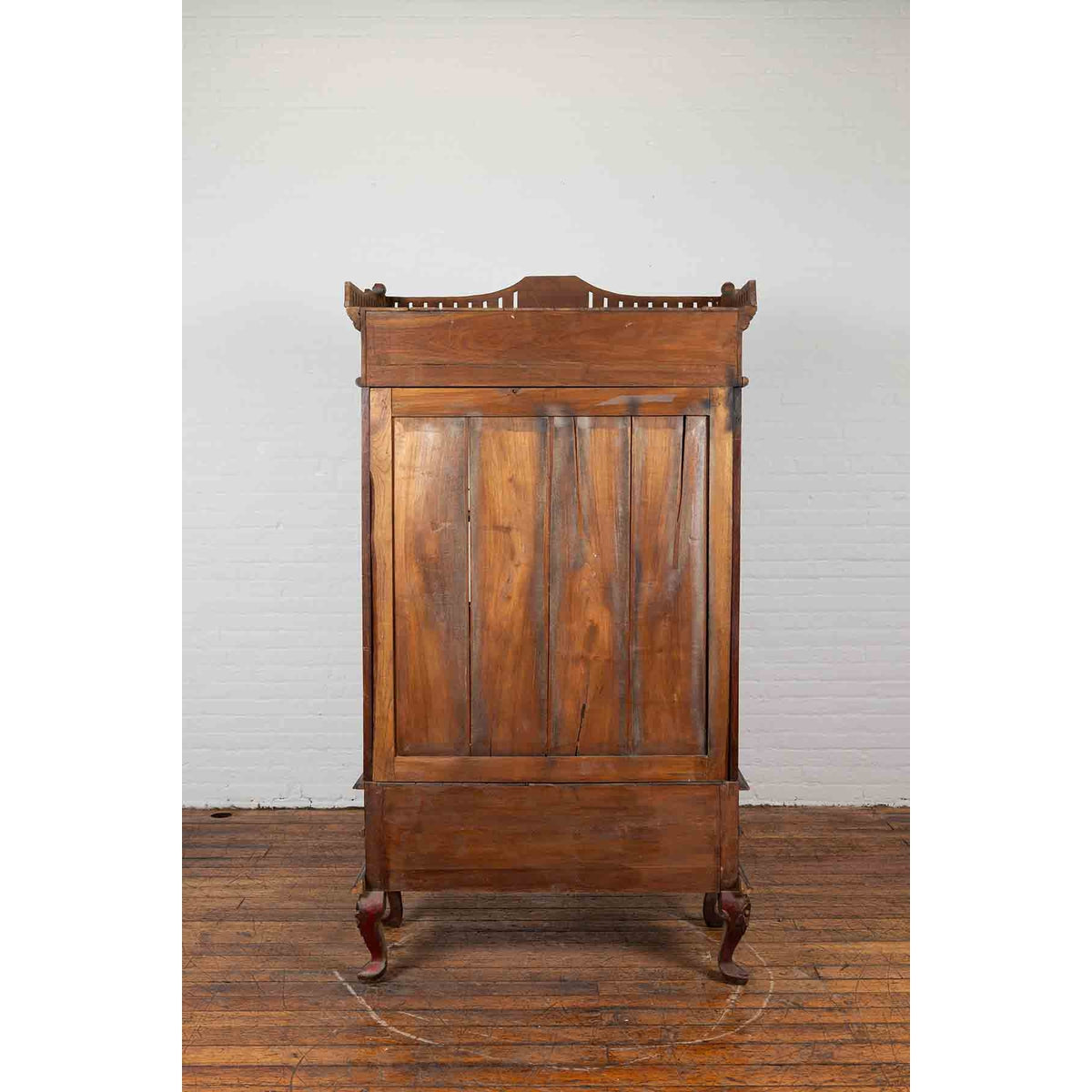 Early 20th Century Dutch Colonial Indonesian Display Cabinet-15. Asian &amp; Chinese Furniture, Art, Antiques, Vintage Home Décor for sale at FEA Home