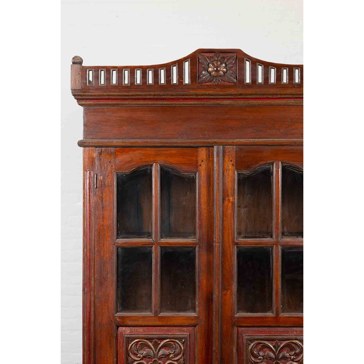 Early 20th Century Dutch Colonial Indonesian Display Cabinet-9. Asian &amp; Chinese Furniture, Art, Antiques, Vintage Home Décor for sale at FEA Home