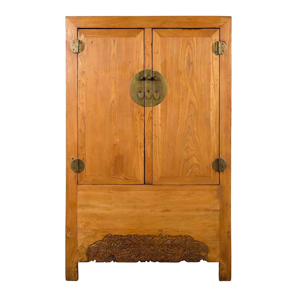 Vintage Elmwood Wedding Cabinet with Hidden Drawers-1. Asian & Chinese Furniture, Art, Antiques, Vintage Home Décor for sale at FEA Home