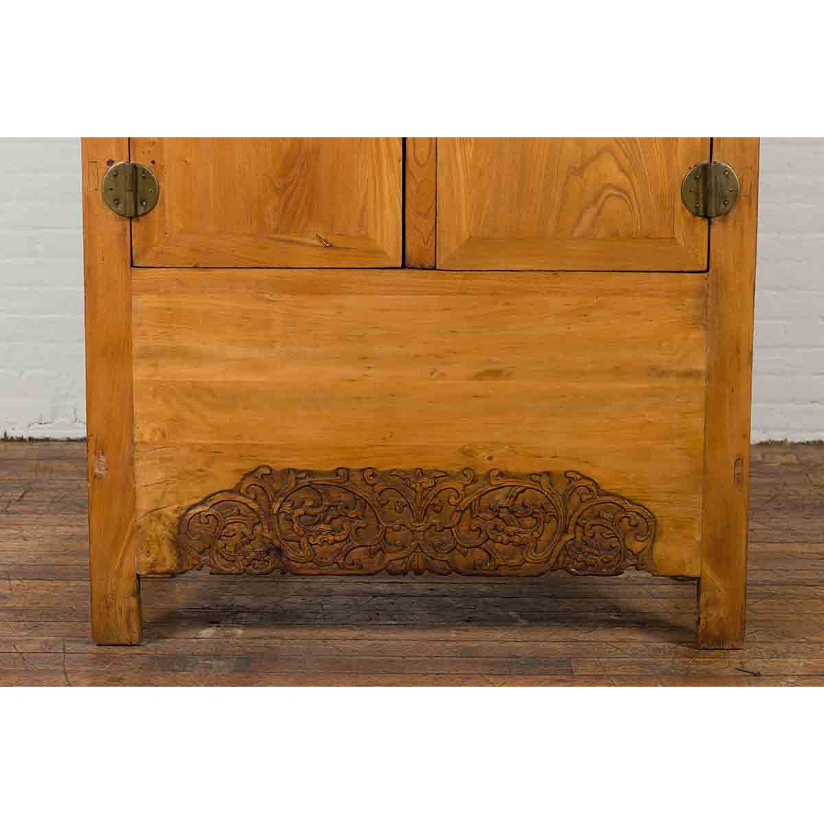 Vintage Elmwood Wedding Cabinet with Hidden Drawers-7. Asian &amp; Chinese Furniture, Art, Antiques, Vintage Home Décor for sale at FEA Home