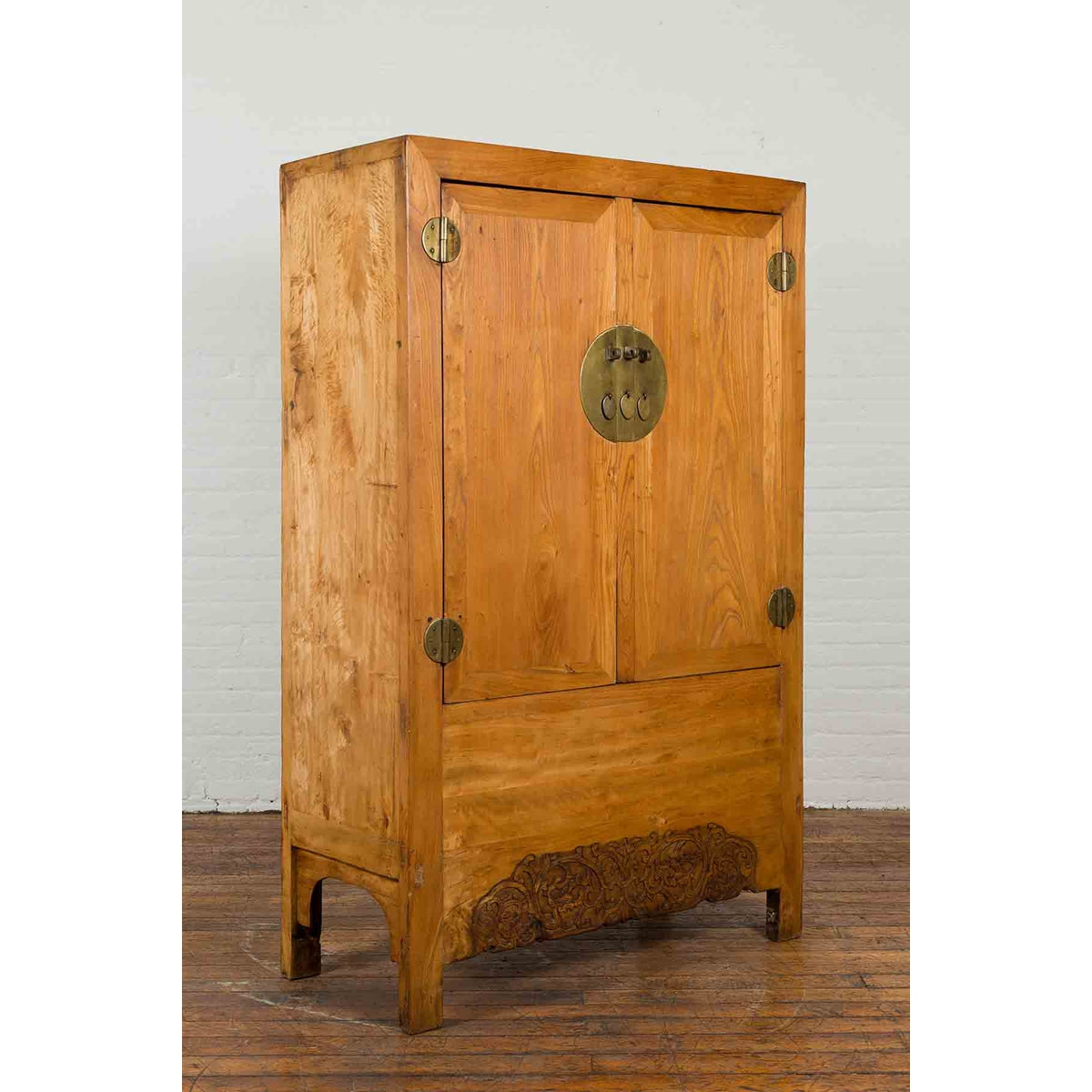 Vintage Elmwood Wedding Cabinet with Hidden Drawers-4. Asian &amp; Chinese Furniture, Art, Antiques, Vintage Home Décor for sale at FEA Home