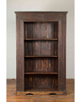 19th Century Indian Wooden Bookcase from Gujarat with Carved Friezes and Rosette-2. Asian & Chinese Furniture, Art, Antiques, Vintage Home Décor for sale at FEA Home