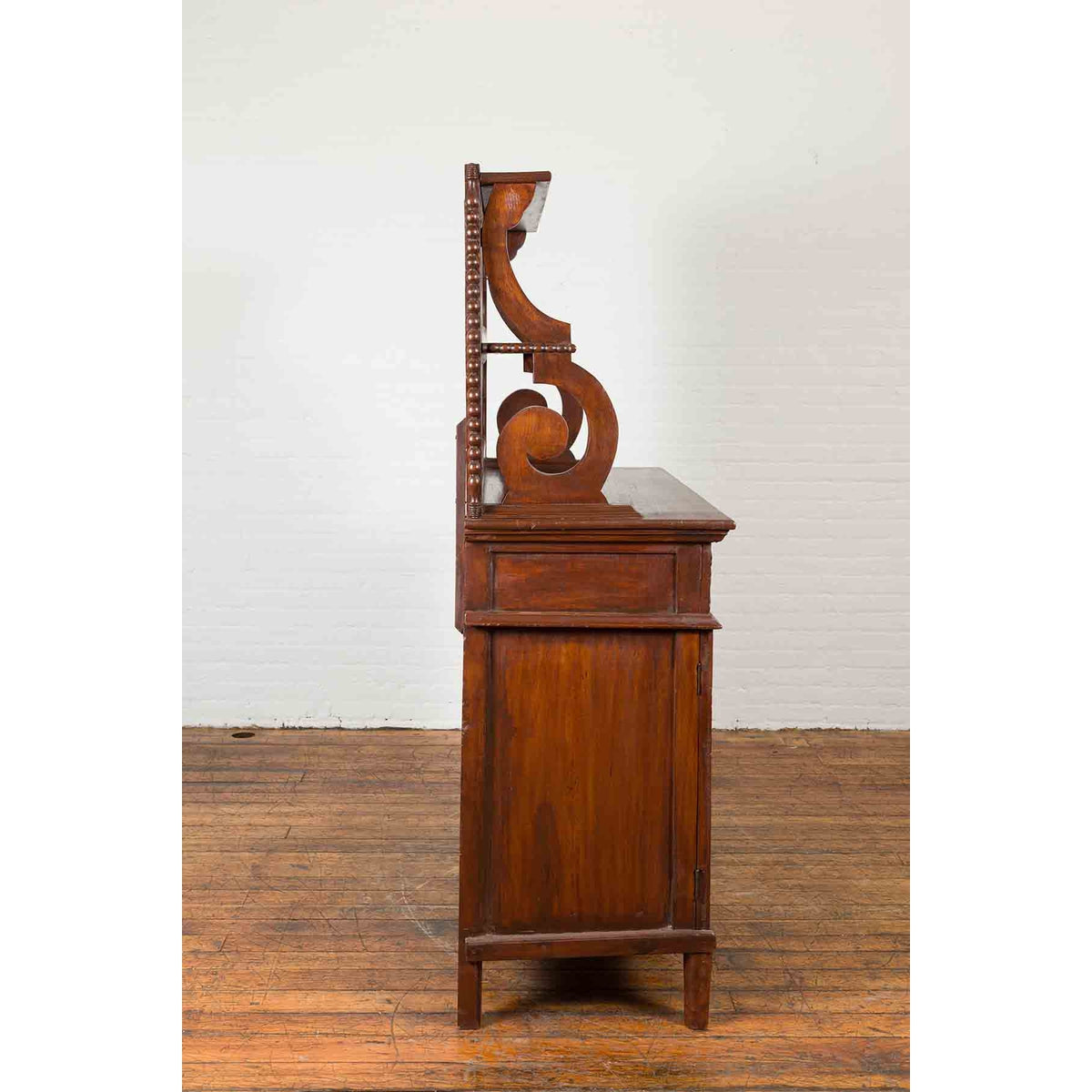 Early 20th Century Indonesian Display Cabinet with Shelves, Drawers and Doors-5. Asian &amp; Chinese Furniture, Art, Antiques, Vintage Home Décor for sale at FEA Home