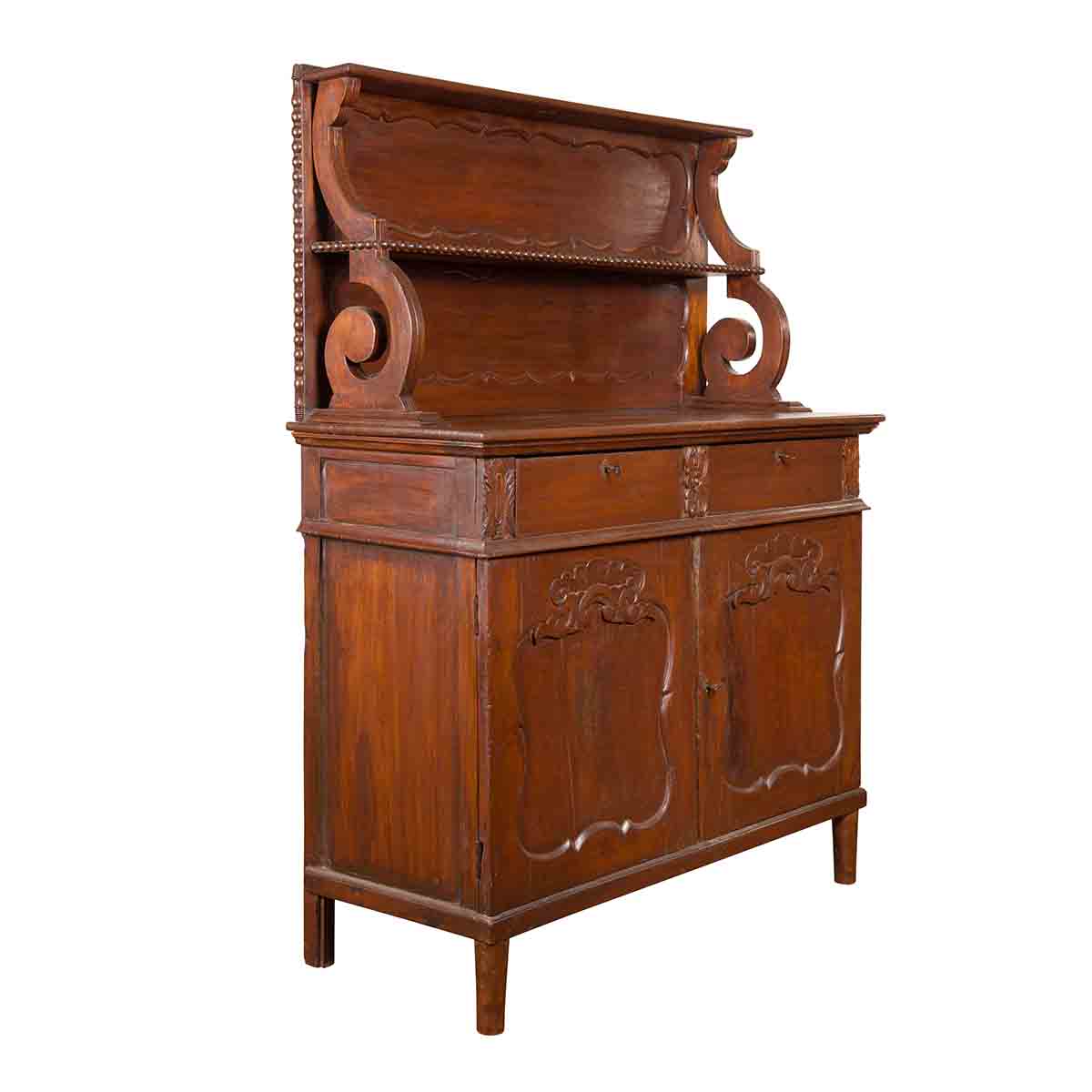Early 20th Century Indonesian Display Cabinet with Shelves, Drawers and Doors-1. Asian & Chinese Furniture, Art, Antiques, Vintage Home Décor for sale at FEA Home
