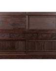 Japanese Taishō Period Early 20th Century Kiri Wood Mizuya Dansu Kitchen Cabinet-5. Asian & Chinese Furniture, Art, Antiques, Vintage Home Décor for sale at FEA Home