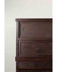 Japanese Taishō Period Early 20th Century Kiri Wood Mizuya Dansu Kitchen Cabinet-7. Asian & Chinese Furniture, Art, Antiques, Vintage Home Décor for sale at FEA Home