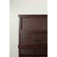 Japanese Taishō Period Early 20th Century Kiri Wood Mizuya Dansu Kitchen Cabinet
