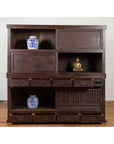 Japanese Taishō Period Early 20th Century Kiri Wood Mizuya Dansu Kitchen Cabinet-3. Asian & Chinese Furniture, Art, Antiques, Vintage Home Décor for sale at FEA Home