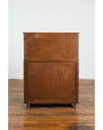Indonesian 19th Century Handmade Slant-Front Desk with Raised Panels and Drawers-11. Asian & Chinese Furniture, Art, Antiques, Vintage Home Décor for sale at FEA Home
