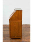 Indonesian 19th Century Handmade Slant-Front Desk with Raised Panels and Drawers-12. Asian & Chinese Furniture, Art, Antiques, Vintage Home Décor for sale at FEA Home