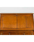 Indonesian 19th Century Handmade Slant-Front Desk with Raised Panels and Drawers-6. Asian & Chinese Furniture, Art, Antiques, Vintage Home Décor for sale at FEA Home