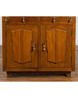 Indonesian 19th Century Handmade Slant-Front Desk with Raised Panels and Drawers-8. Asian & Chinese Furniture, Art, Antiques, Vintage Home Décor for sale at FEA Home