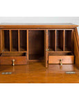 Indonesian 19th Century Handmade Slant-Front Desk with Raised Panels and Drawers-5. Asian & Chinese Furniture, Art, Antiques, Vintage Home Décor for sale at FEA Home