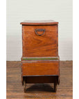 Indonesian Madurese 19th Century Polychrome Merchant's Blanket Chest on Wheels-15. Asian & Chinese Furniture, Art, Antiques, Vintage Home Décor for sale at FEA Home