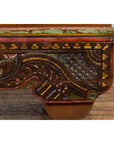 Indonesian Madurese 19th Century Polychrome Merchant's Blanket Chest on Wheels-11. Asian & Chinese Furniture, Art, Antiques, Vintage Home Décor for sale at FEA Home