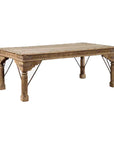 Antique Indian Courtyard Door Bleached and Converted into a Coffee Table-1. Asian & Chinese Furniture, Art, Antiques, Vintage Home Décor for sale at FEA Home