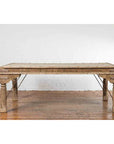 Antique Indian Courtyard Door Bleached and Converted into a Coffee Table-3. Asian & Chinese Furniture, Art, Antiques, Vintage Home Décor for sale at FEA Home