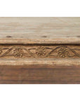 Antique Indian Courtyard Door Bleached and Converted into a Coffee Table-9. Asian & Chinese Furniture, Art, Antiques, Vintage Home Décor for sale at FEA Home