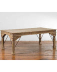 Antique Indian Courtyard Door Bleached and Converted into a Coffee Table-2. Asian & Chinese Furniture, Art, Antiques, Vintage Home Décor for sale at FEA Home