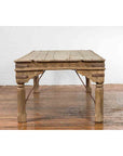 Antique Indian Courtyard Door Bleached and Converted into a Coffee Table-11. Asian & Chinese Furniture, Art, Antiques, Vintage Home Décor for sale at FEA Home