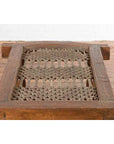Antique Indian Arched Window Grate Made into a Coffee Table with Baluster Legs-6. Asian & Chinese Furniture, Art, Antiques, Vintage Home Décor for sale at FEA Home