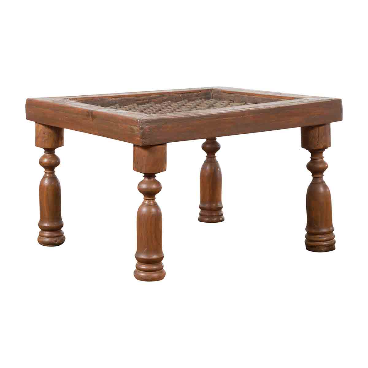 Antique Indian Window Grate Made into a Coffee Table-1. Asian & Chinese Furniture, Art, Antiques, Vintage Home Décor for sale at FEA Home