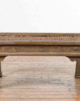 Antique Indian Metal Window Grill Made into Coffee Table with Baluster Legs-13. Asian & Chinese Furniture, Art, Antiques, Vintage Home Décor for sale at FEA Home