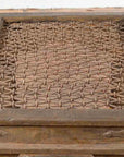 Antique Indian Metal Window Grill Made into Coffee Table with Baluster Legs-15. Asian & Chinese Furniture, Art, Antiques, Vintage Home Décor for sale at FEA Home